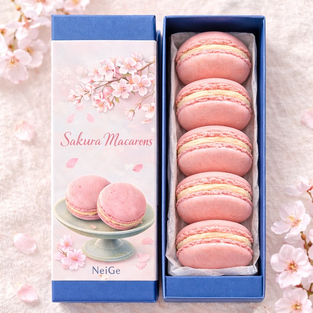 春限定マカロン・ネージュ　【5個入り】