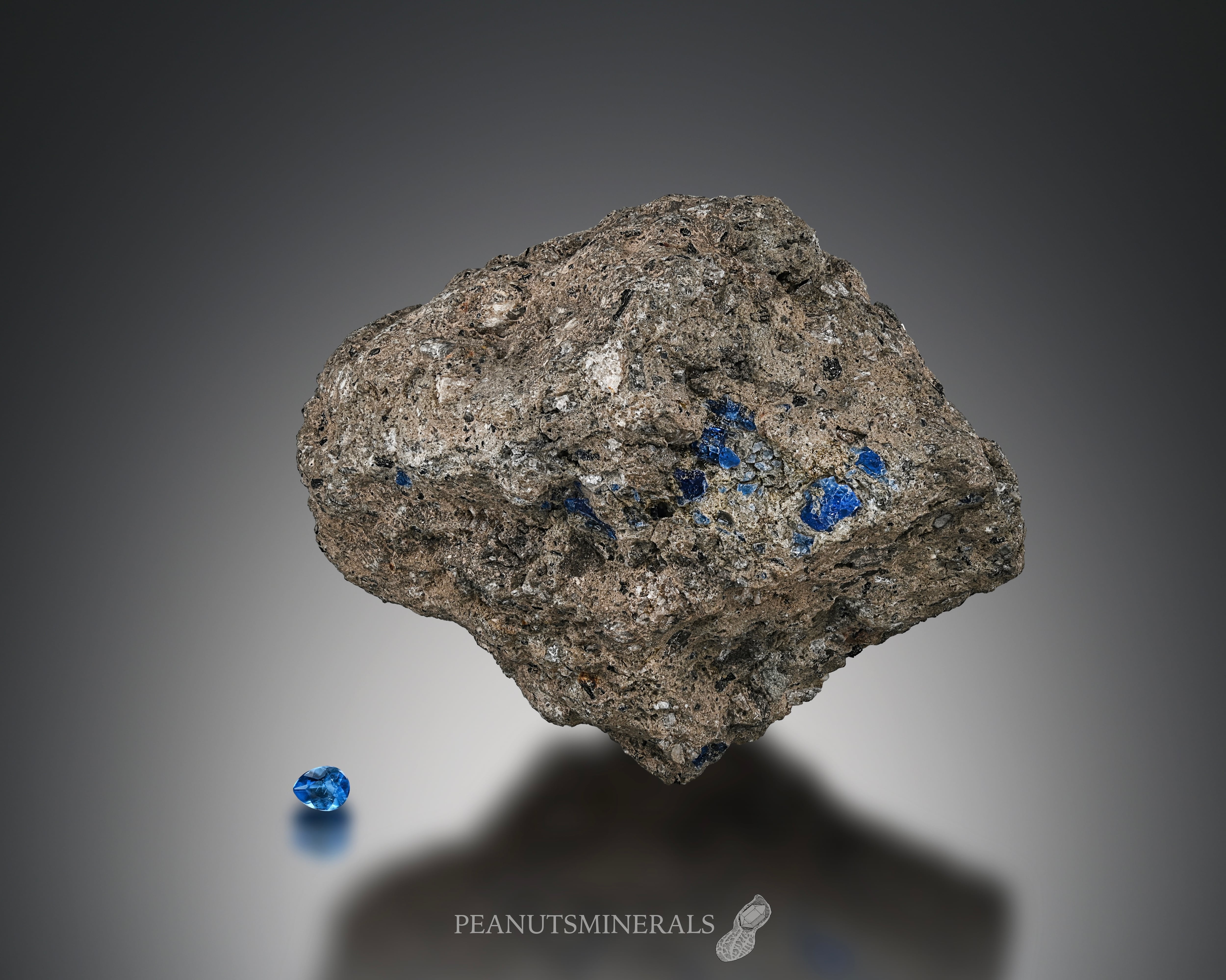 アウイン 0.105ct No. 13【Hauyne】ドイツ産 Gem & Specimen | PEANUTS