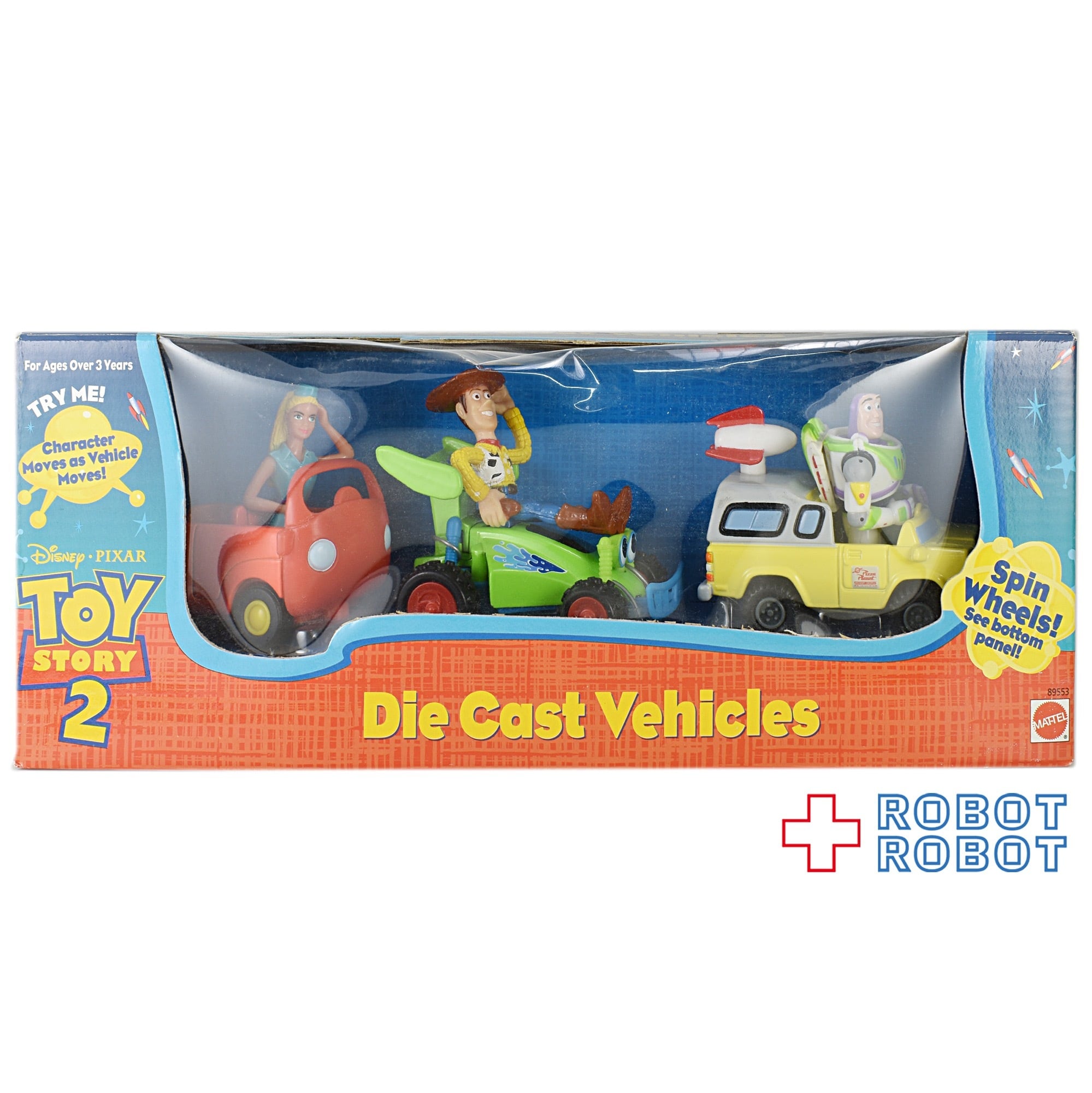 【トイ・ストーリー2 】Die Cast ダイキャストビークルズ トイ・ストーリー2 ダイキャストビークル 3体セット 未開封 | ROBOTROBOT