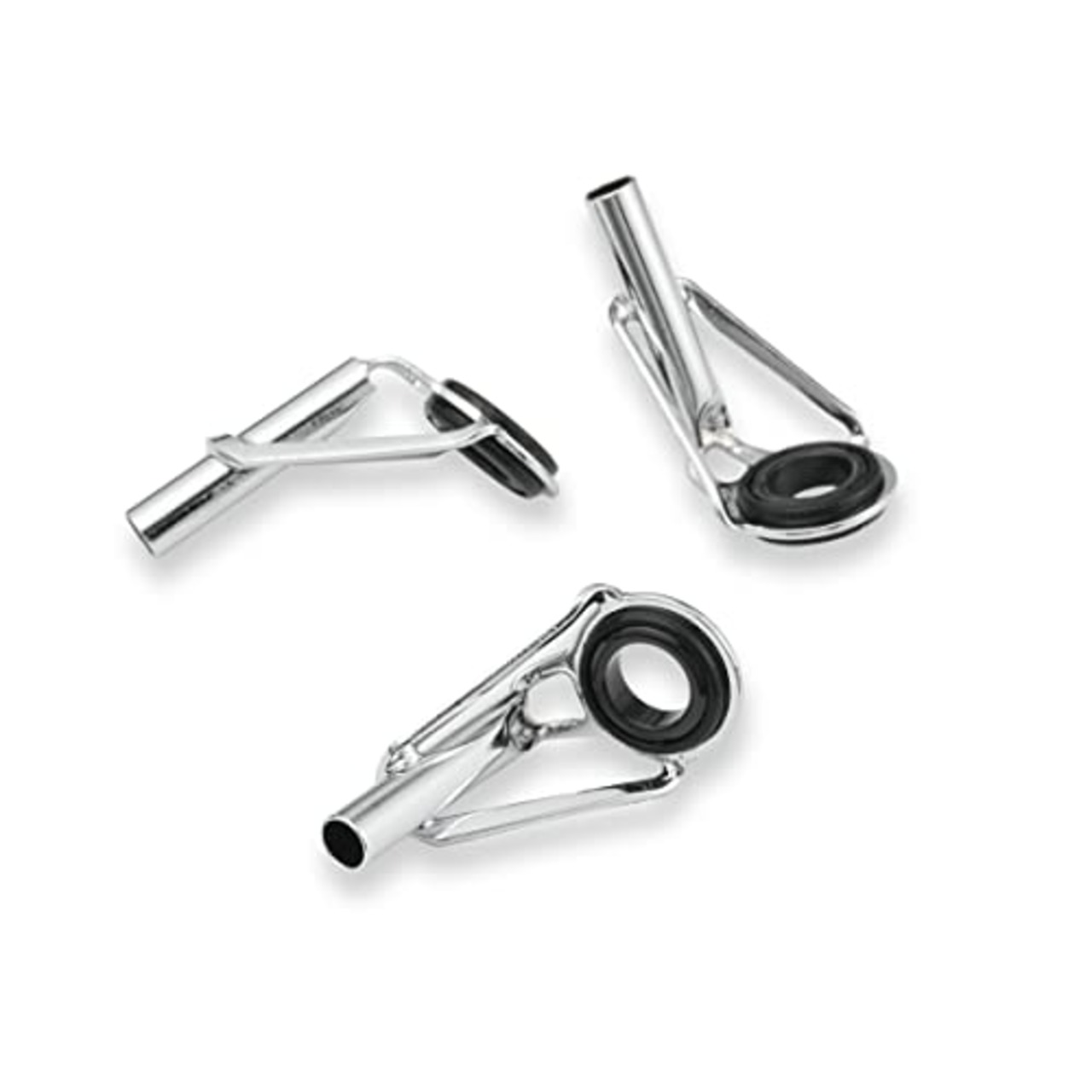 トップガイド ロッドガイド 8# 竿側 1.8~3.2mm ステンレス 釣り竿 穂先 8サイズ 24点セット