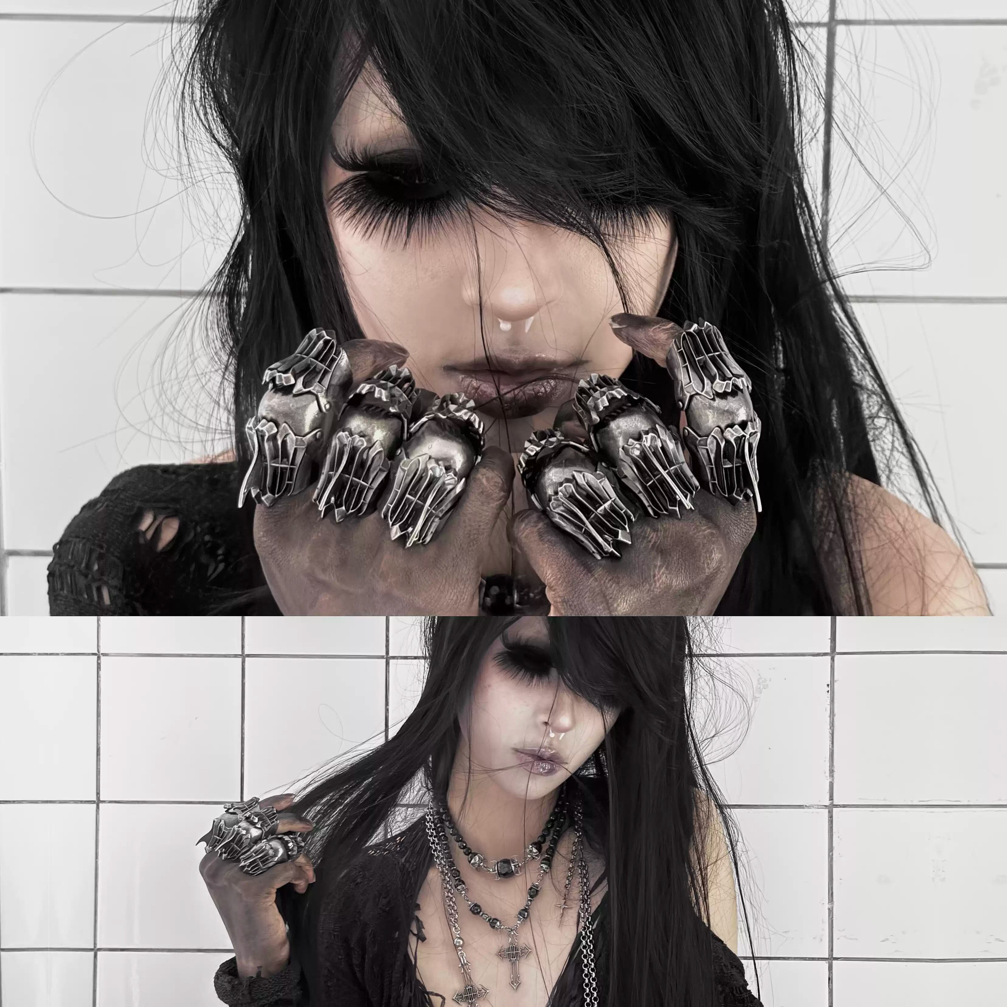 IIIMIII Knight Armor Ring | INVADER