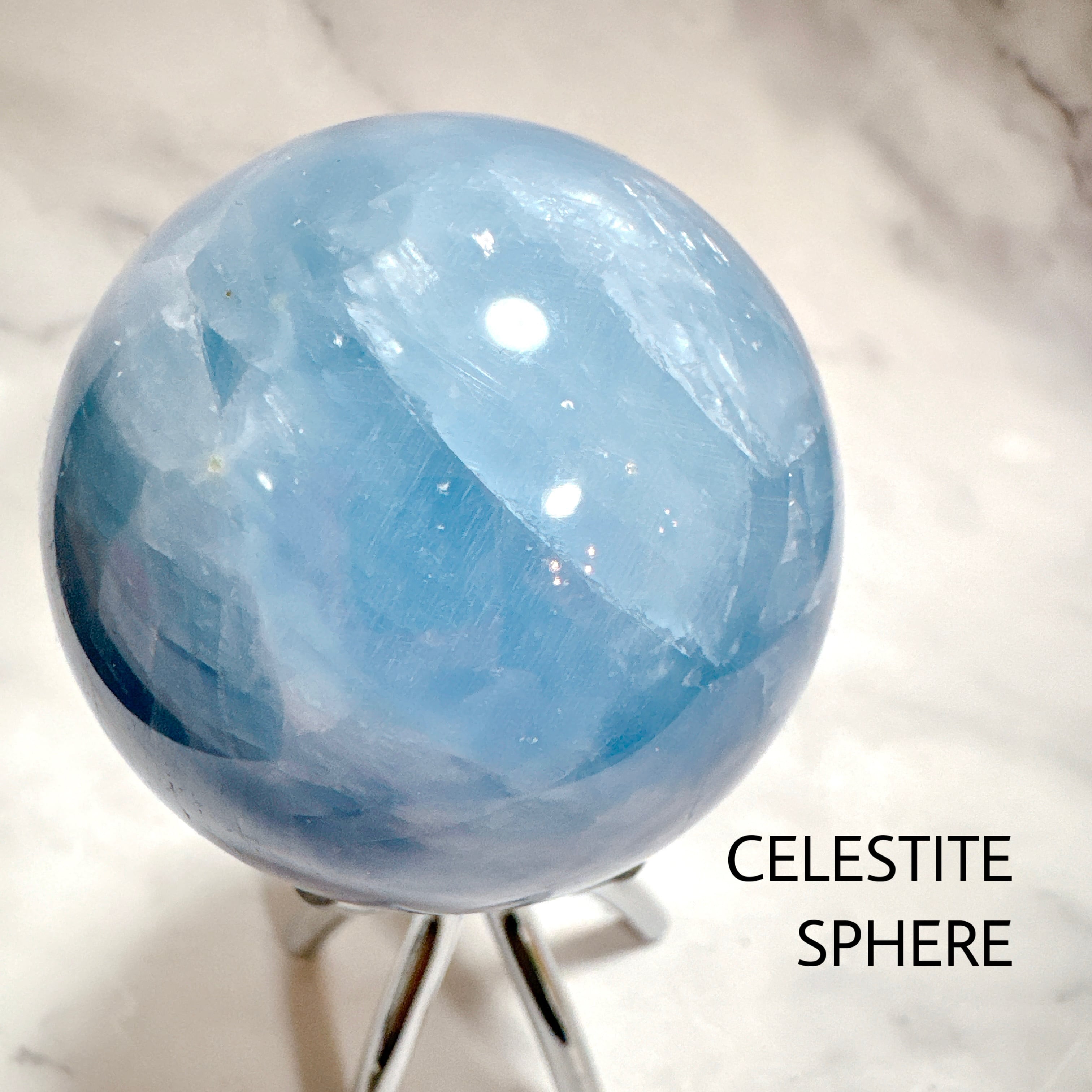 セレスタイト スフィア 丸玉 天然石