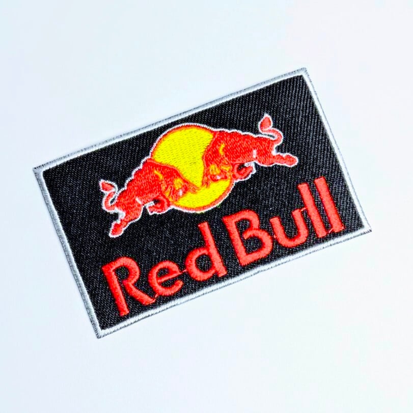 送料無料! ★刺繍アイロンワッペン★【 Red Bull ( レッドブル ) 】 〚アメリカン雑貨 アメトイ〛
