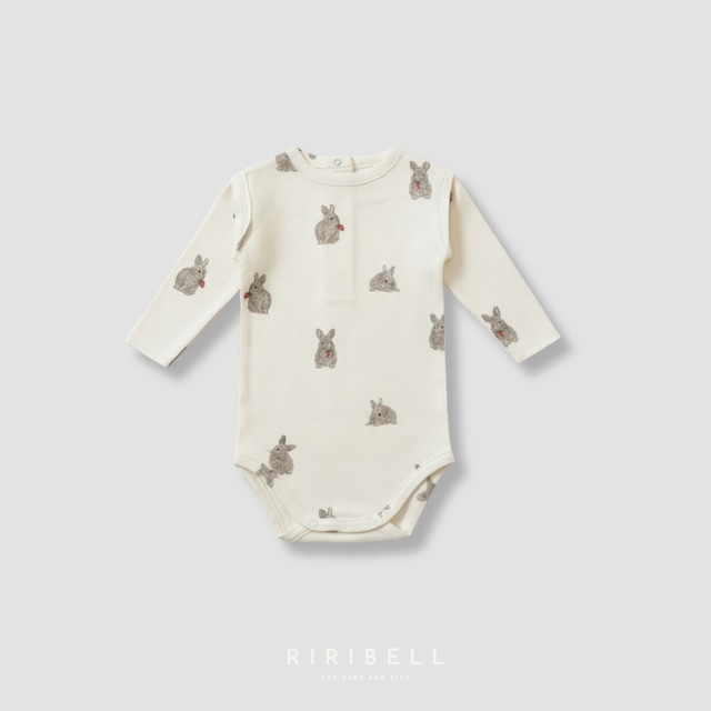 【STUDIO BOHEME】LALA BODYSUIT - ECRU / RABBITS