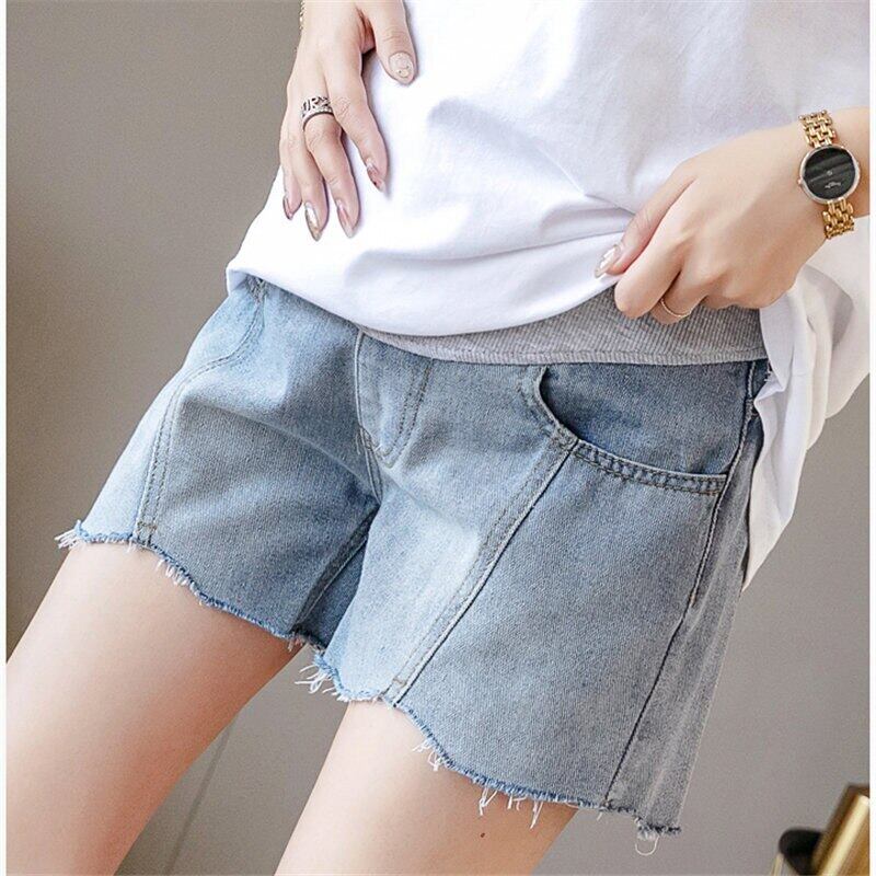 【新作】【送料無料】 HziriP Women Short Plus Pants Pregnancy Care Belly 2019 Pregnant Clothes Maternity Denim Shorts ショート ショーツ ブルマー AL expec352596263454