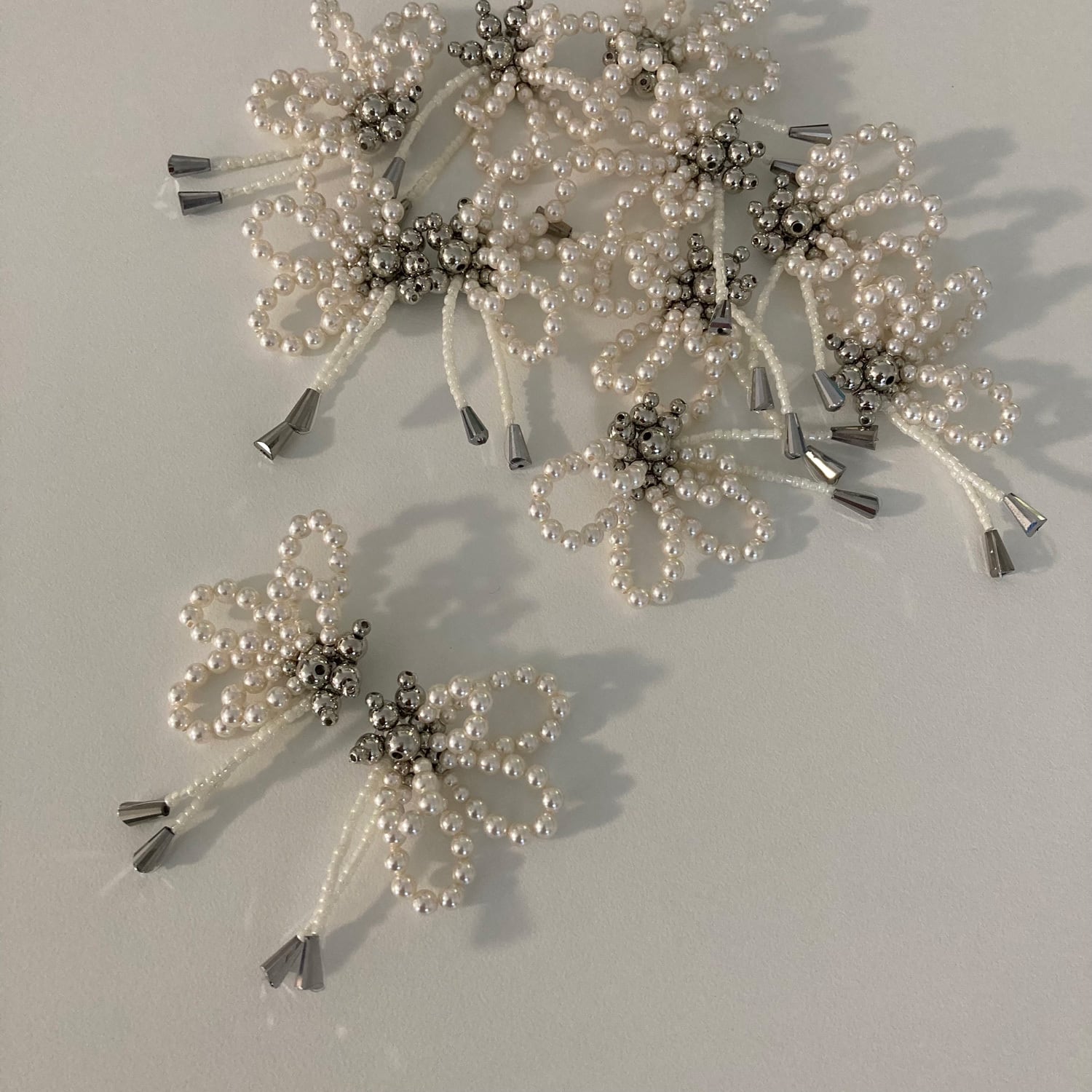 butterfly pearl (pierce / earring)