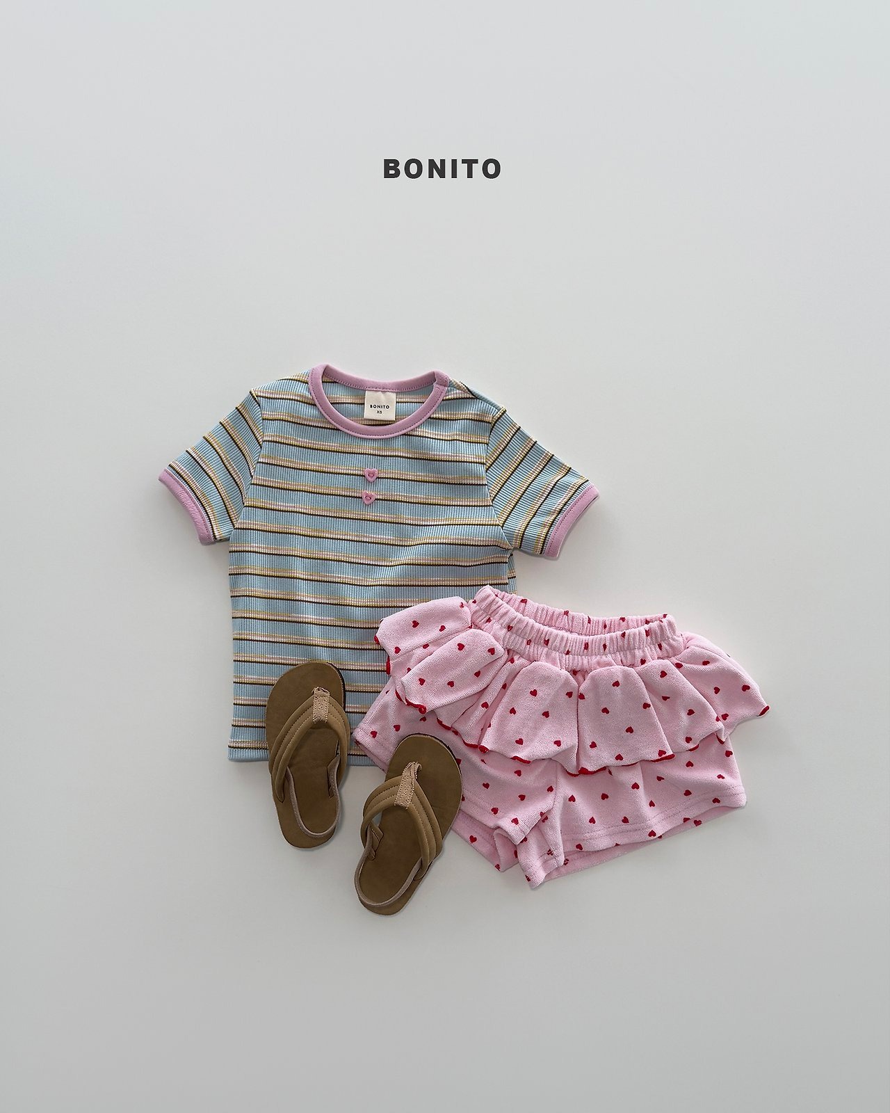 [BONITO] ST Ribbed Tee (JS/JM) / [보니토] ST골지티 (JS/JM)