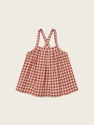 ORGANIC ZOO　Paprika Gingham Tribe Skirt