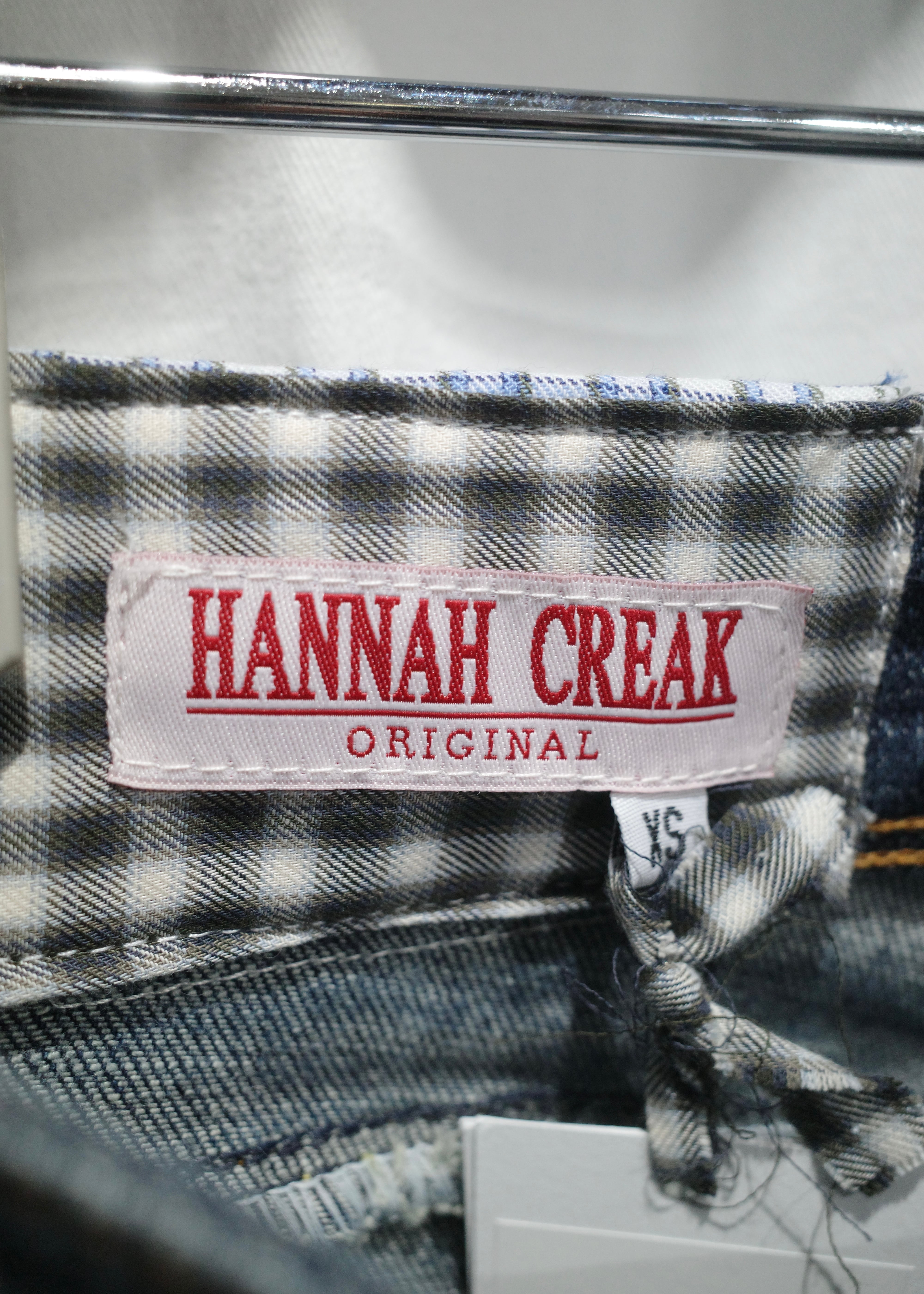 HANNAH CREAK Studded Denim Pants | HOME