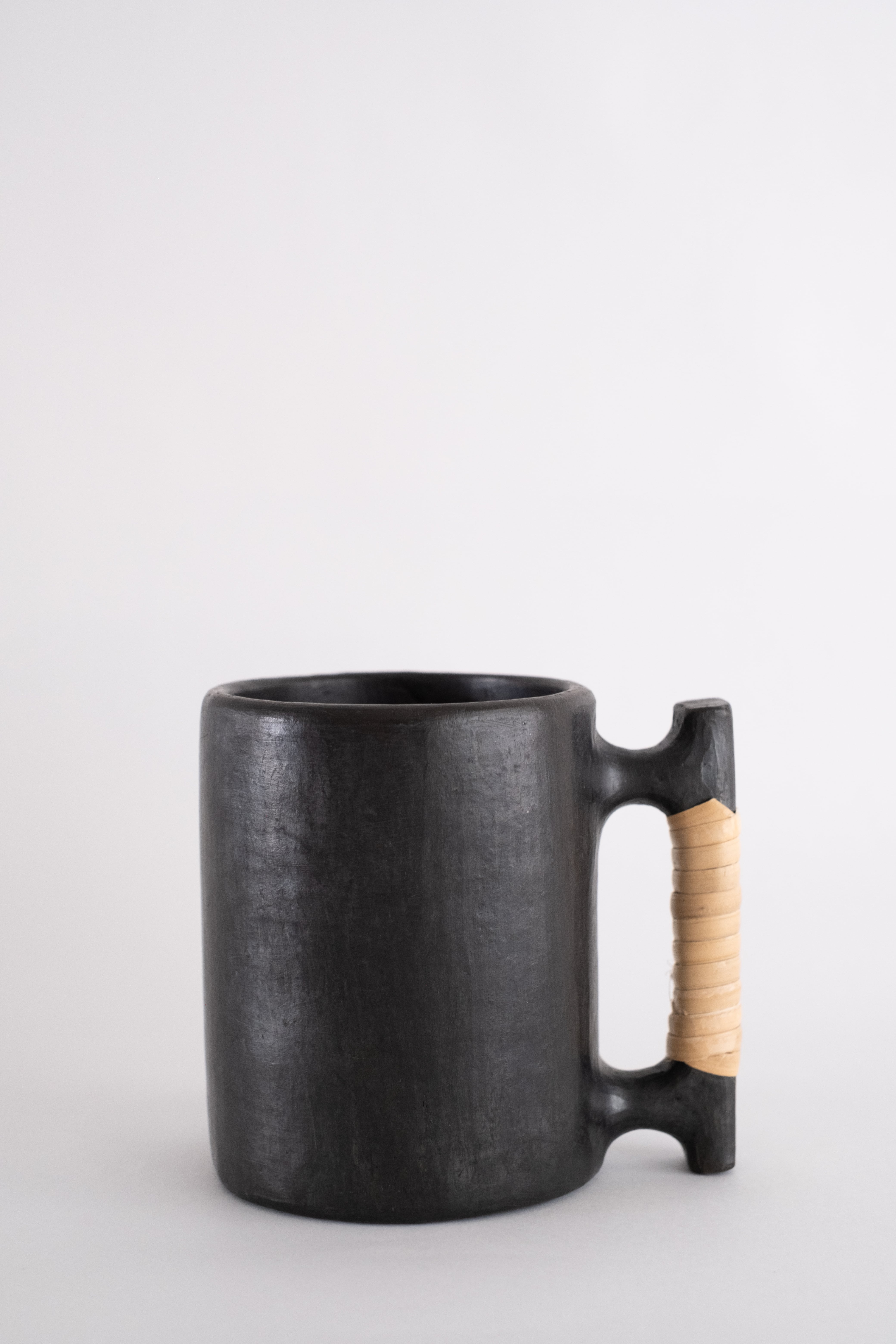ブラック ポタリー/ Black pottery・rice beer mug | kalah shop