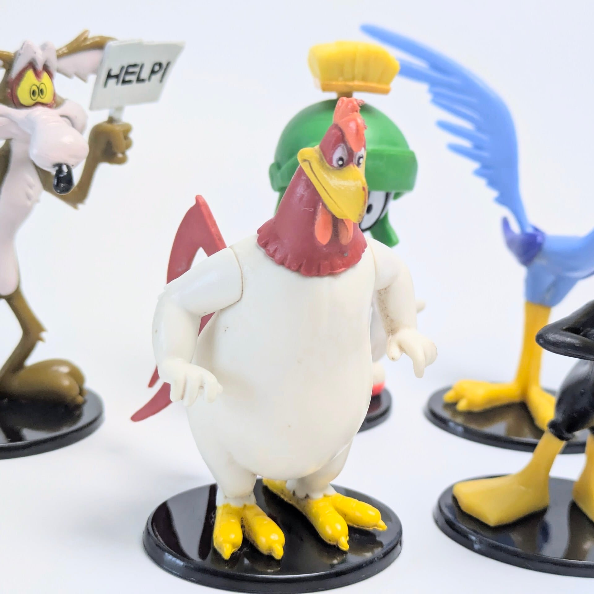 ☆ VINTAGE90' ☆ 【 Looney Tunes ( ルーニーテューンズ )】 PVCフィギュア 5Pセット ver.3 〚アメリカン雑貨 アメトイ〛