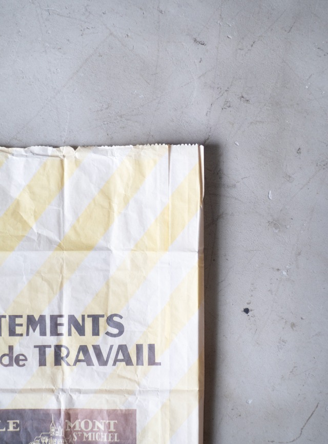 "Le Mont St Michel" 1950s Paper bag