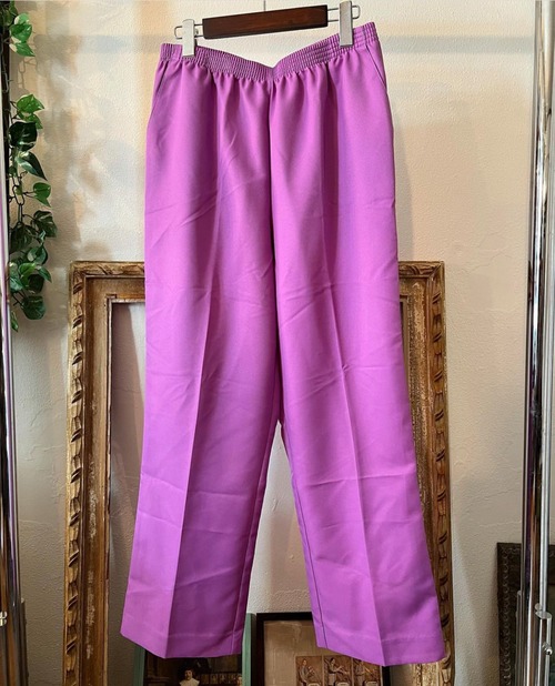 "Alfred dunner" purple color  easy pants【free】