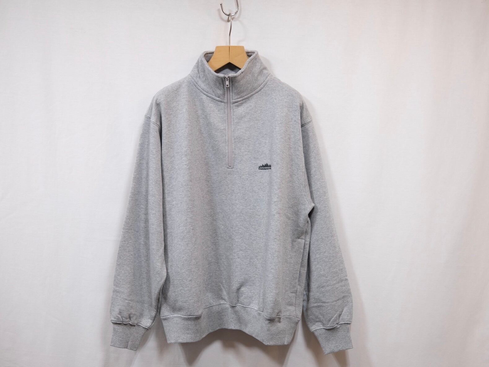 EVCON” THOUSANDMILE HALF ZIP SWEAT SET UP GRAY” | Lapel online store