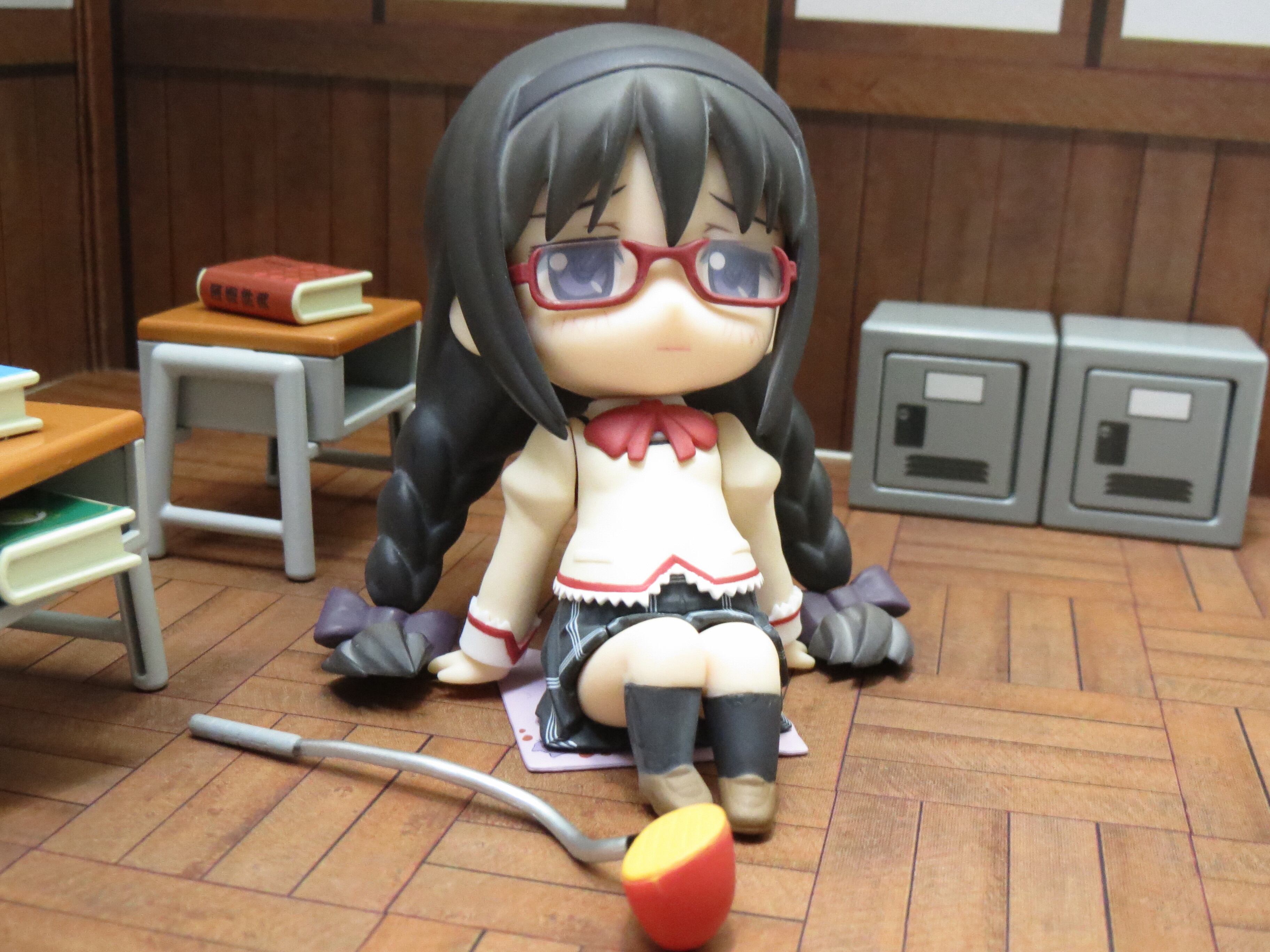 再入荷【208】 暁美ほむら 制服Ver. 小物パーツ ハンカチ ねんどろいど