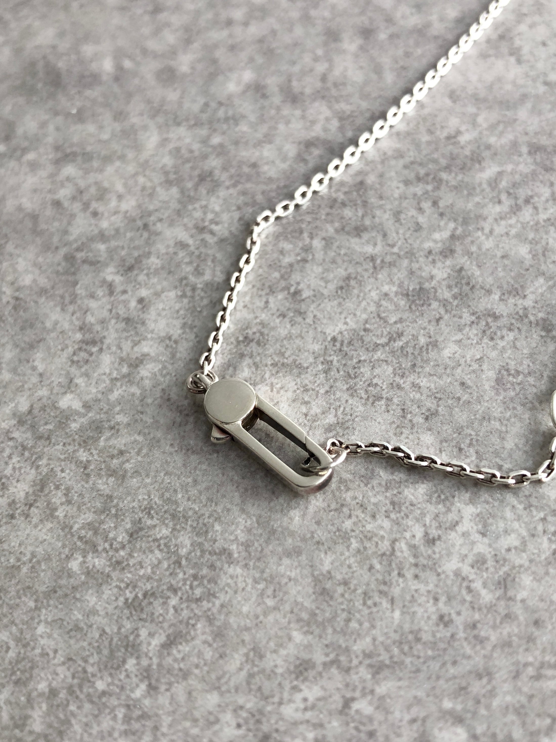 GUCCI グッチ ネックレス シルバー スクエアロゴ 925 vintage
