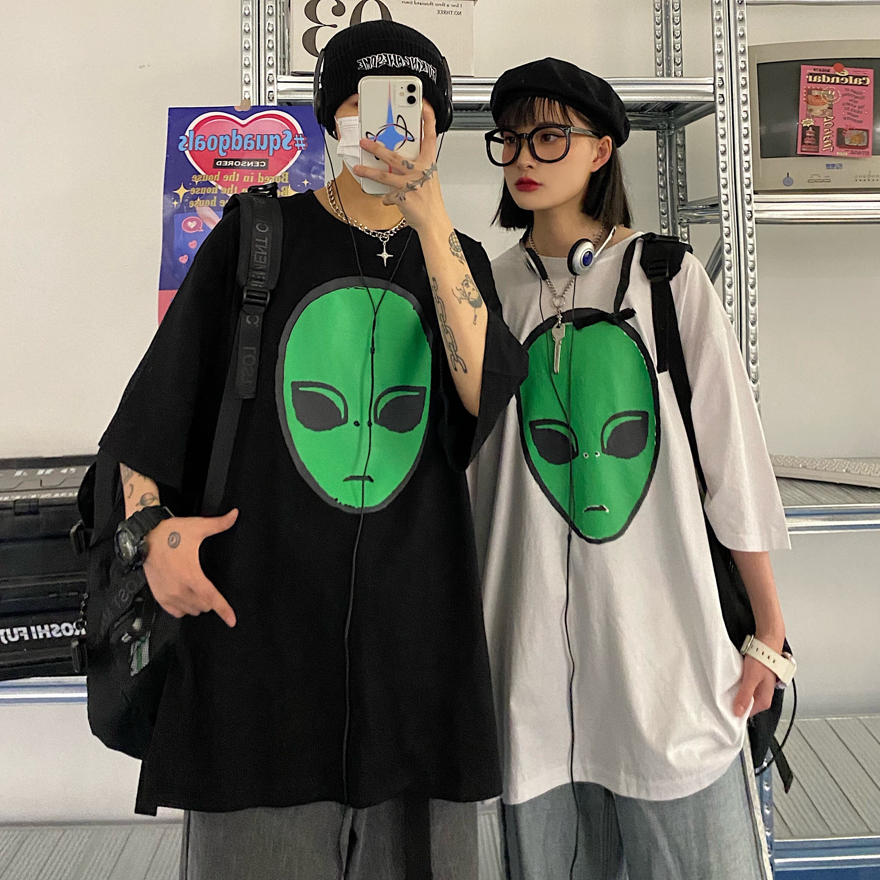 スタイルサマープリントTシャツ ロングカジュアル 大きめサイズ かわいい 夏物 ケッペル22299726359