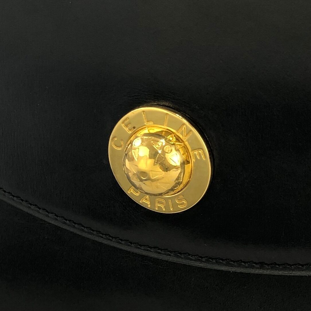 CELINE セリーヌ スターボール レザー チェーン ミニバッグ ショルダー