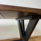 ASPLUND SQUARE ROOTS HEX DINING TABLE アスプルンド スクエアルーツ ヘックス ダイニングテーブル 220 ダイニングテーブル 天然木  ダークブラウン【未使用品】【未開封】【送料無料】