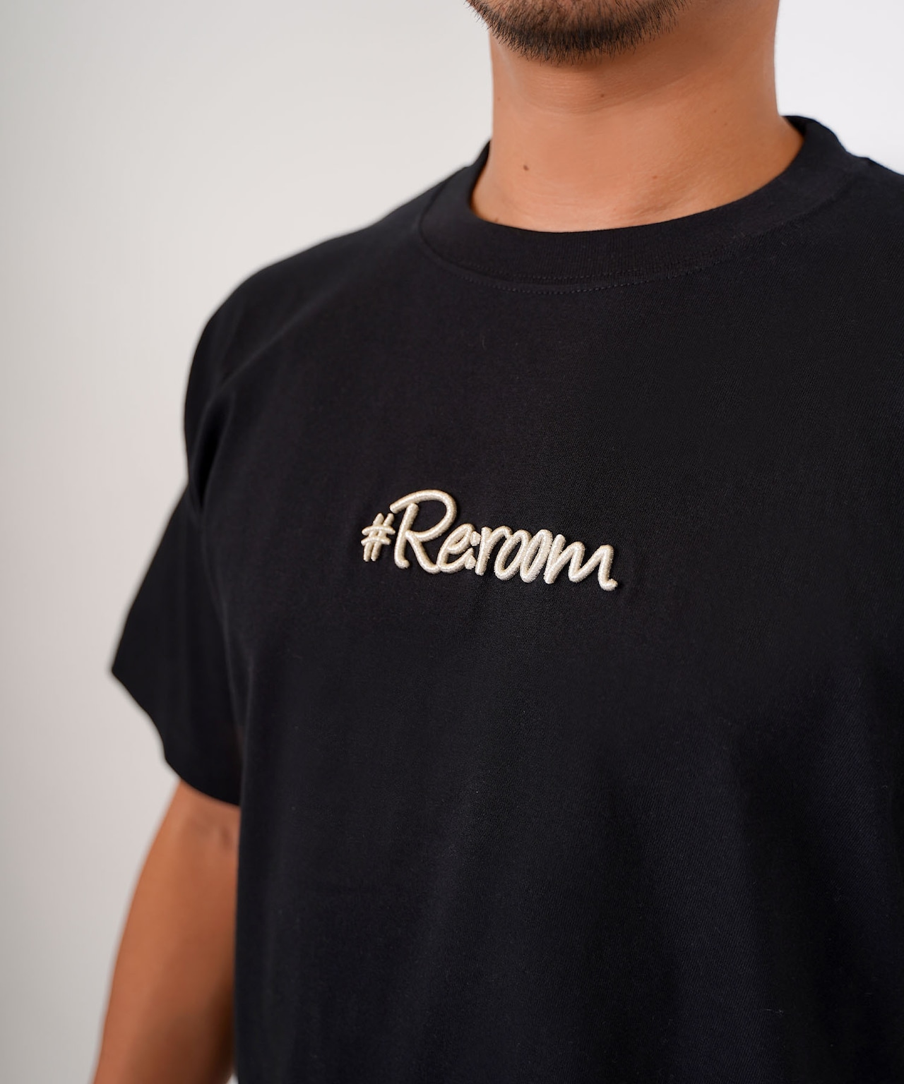 【#Re:room】3D LOGO T-shirts［REC747］