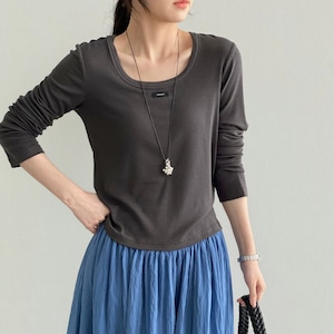 UネックロンTシャツ ・23310 UネックロンTシャツ ・23310