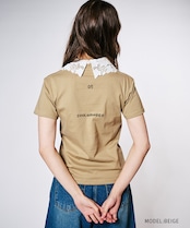 COOLAミニベアープリントコンパクトTシャツ (BEIGE) CQ-48098