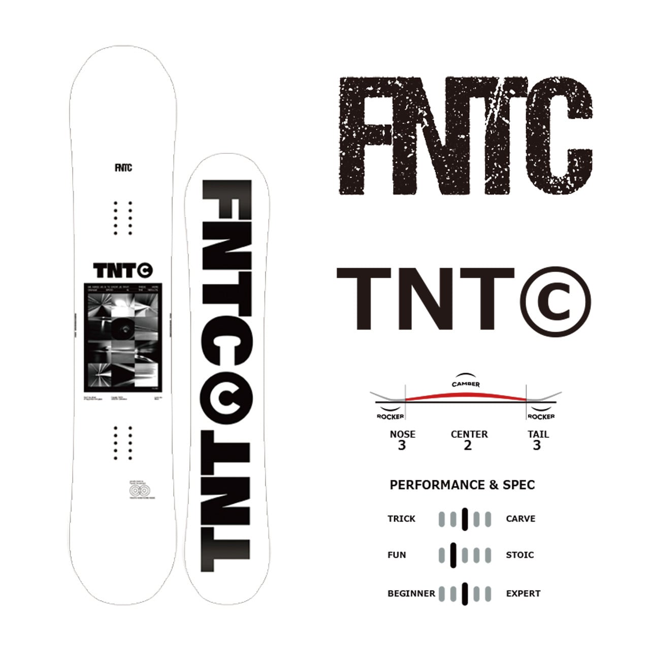 23-24年モデル . FNTC . 『TNT C』. White . エフエヌティーシー 