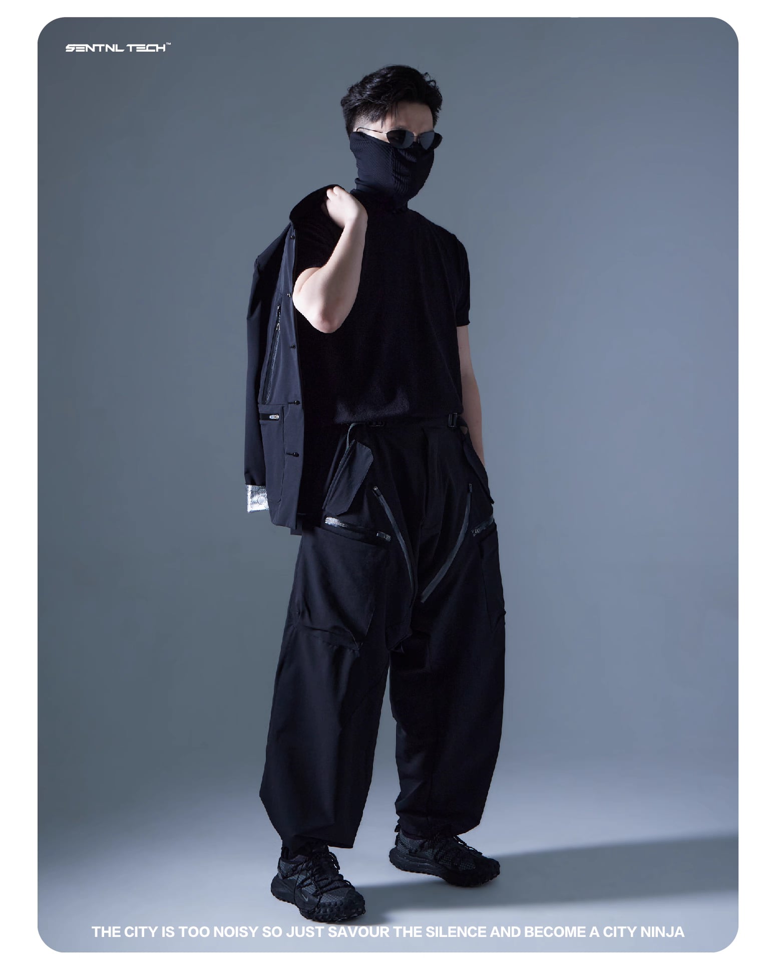 PPサルエルパンツ(黒) サルエルパンツ メンズ サルエル ルーズシルエット ダンス 衣装