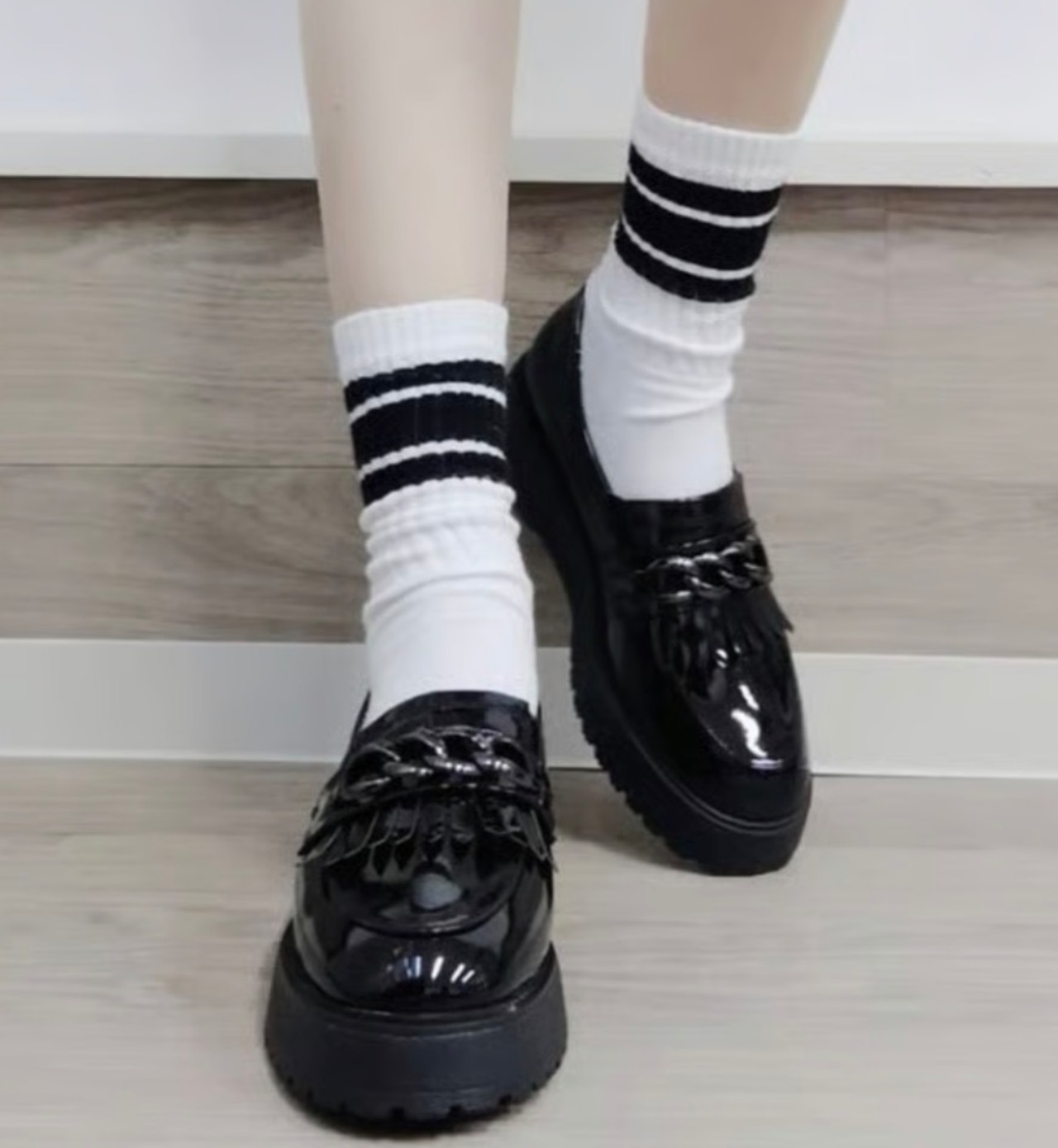 HACCCCY 厚底ビットローファー　HY011