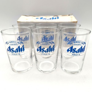 アサヒビール・ビアグラス・6個セット・昭和レトロ・No.260909-29・梱包サイズ60