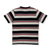 CAPTAIN SANTA キャプテンサンタ ボーダー柄 半袖Tシャツ LA /ホワイト×ホワイト×レッド×グレー/マリン/レディース