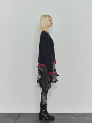 【26AW | WOMEN】Create Clair クリエイトクレイル / スカート / Patch smocking skirt　15C21-317