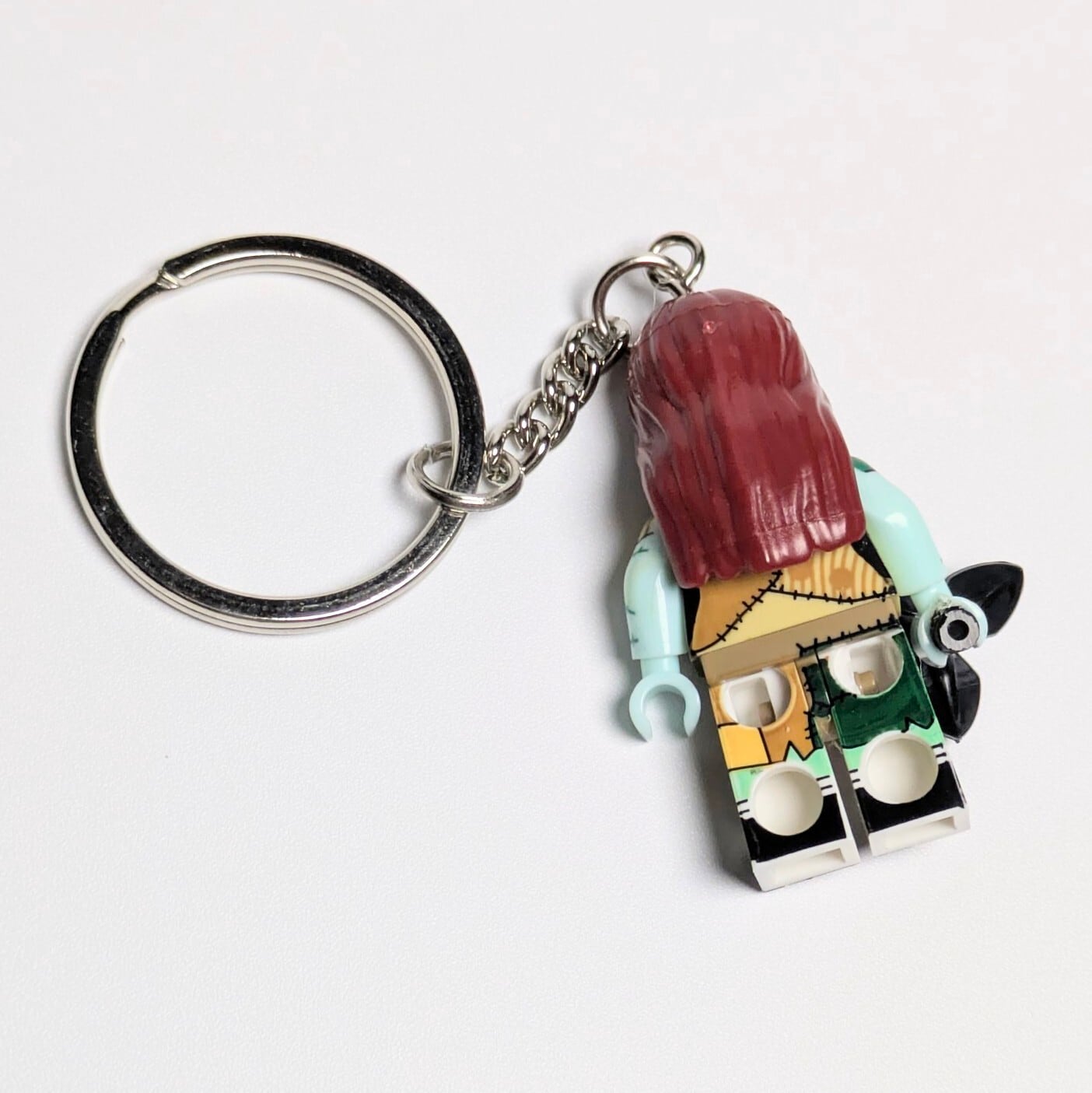 ♧【 ブロックフィギュアキーホルダー 】 The Nightmare Before Christmas ( ナイトメアー・ビフォア・クリスマス ) / Sally ( サリー ) 〚アメリカン雑貨 アメトイ〛