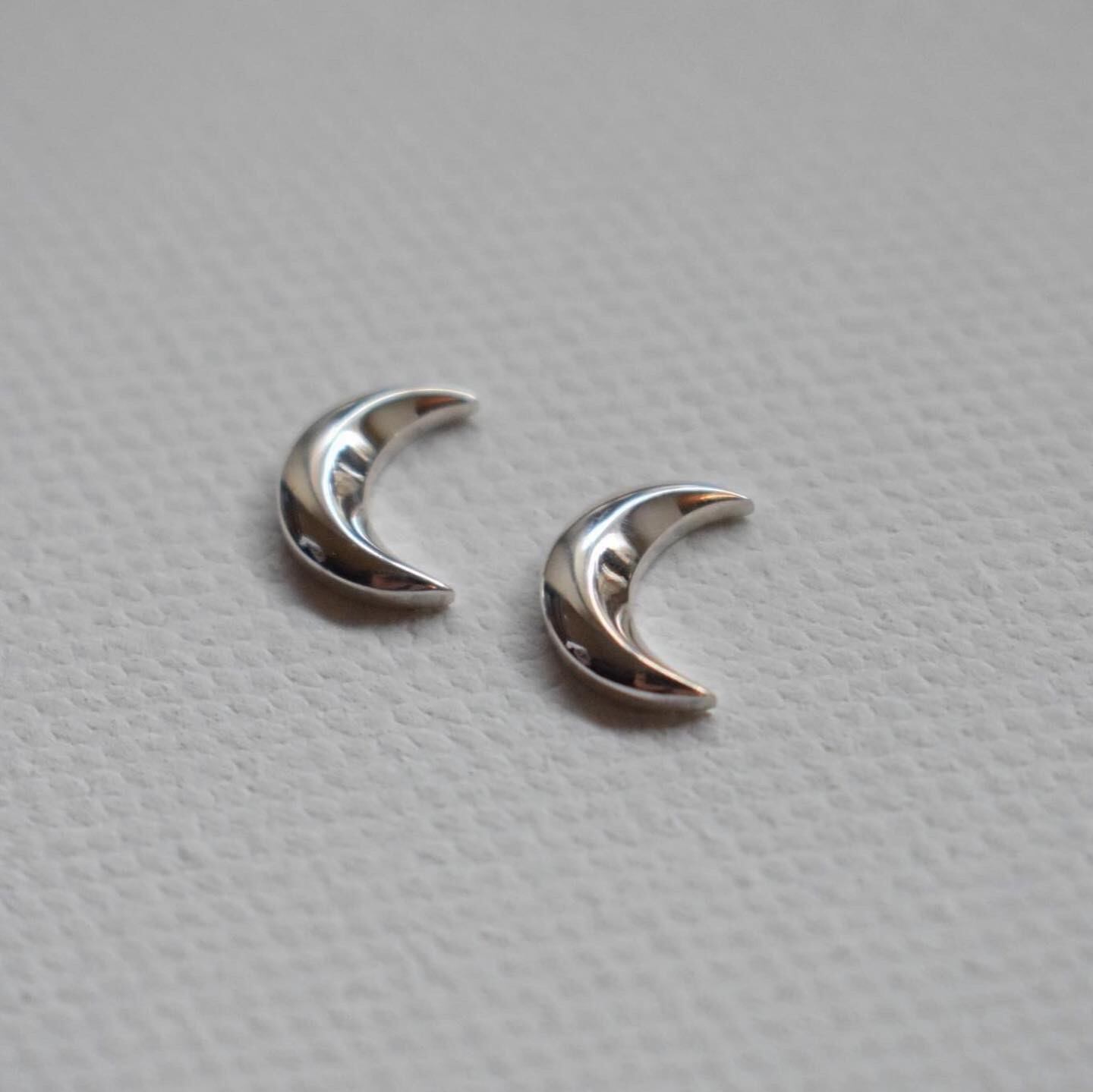 waning moon pierce /silver | emunjewelry