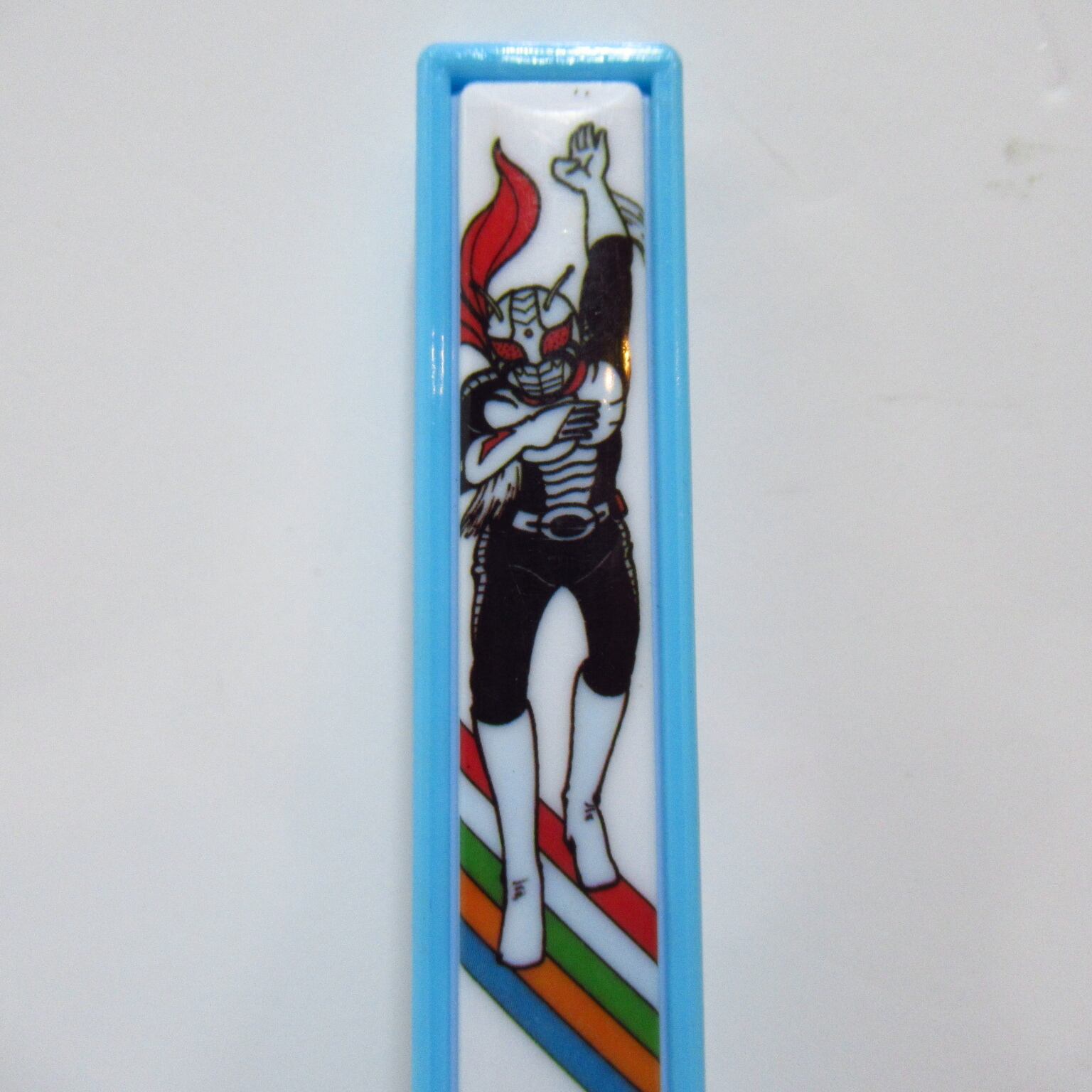 昭和レトロ 箸入れ 仮面ライダースーパー1 [$3] | ハチクマ商店