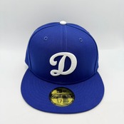 NEW ERA 59FIFTY/5950 ロサンゼルス・ドジャース Dロゴ ダークロイヤル × ホワイト