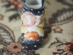 ブラック水玉　陶器のハイヒールシューズ（ヒビあり） 画像14