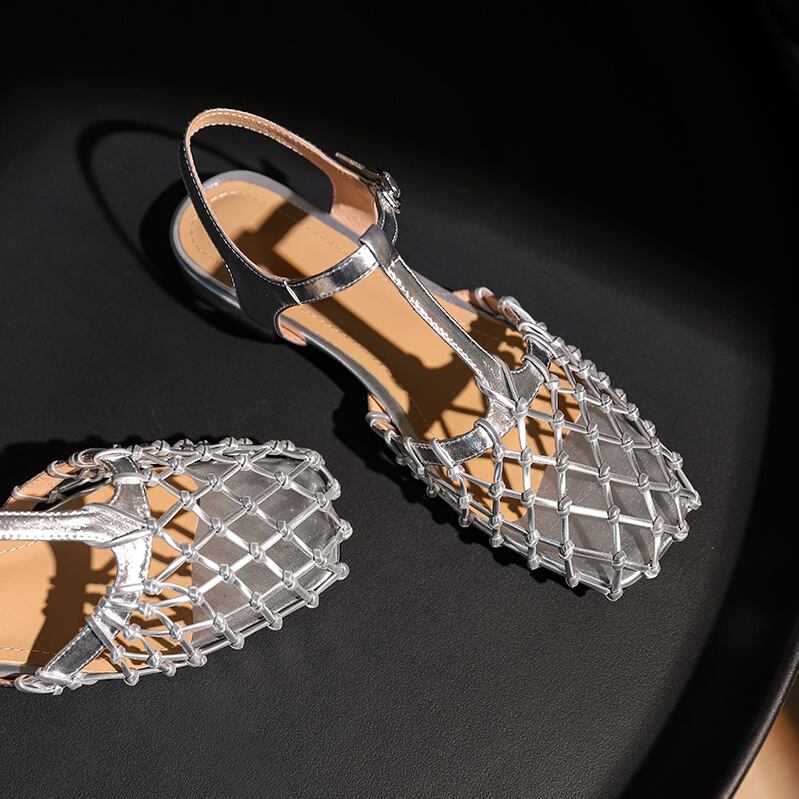 Lace up back strap sandals*S-253