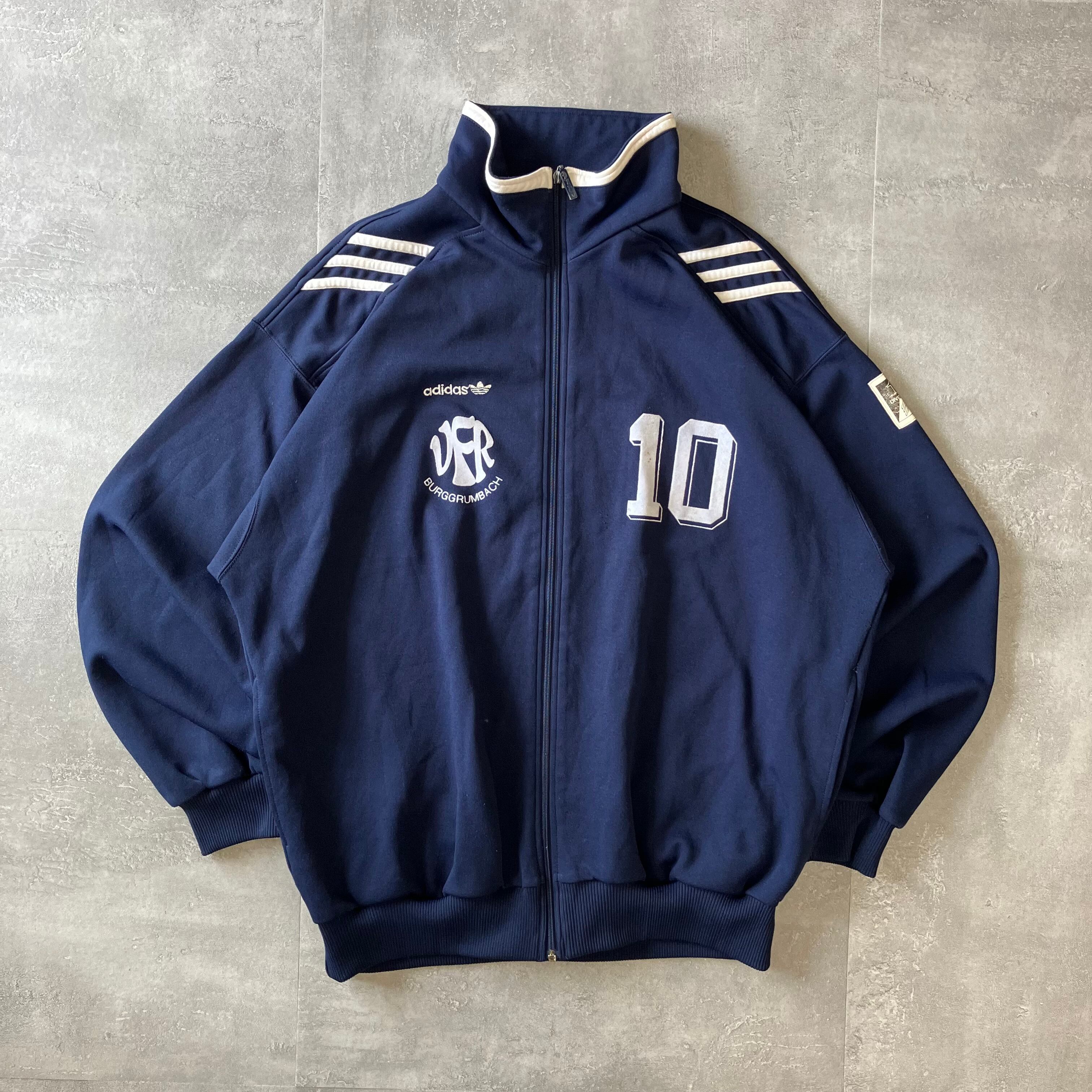 adidas 80s トラックジャケット フロッキープリント L No.1879