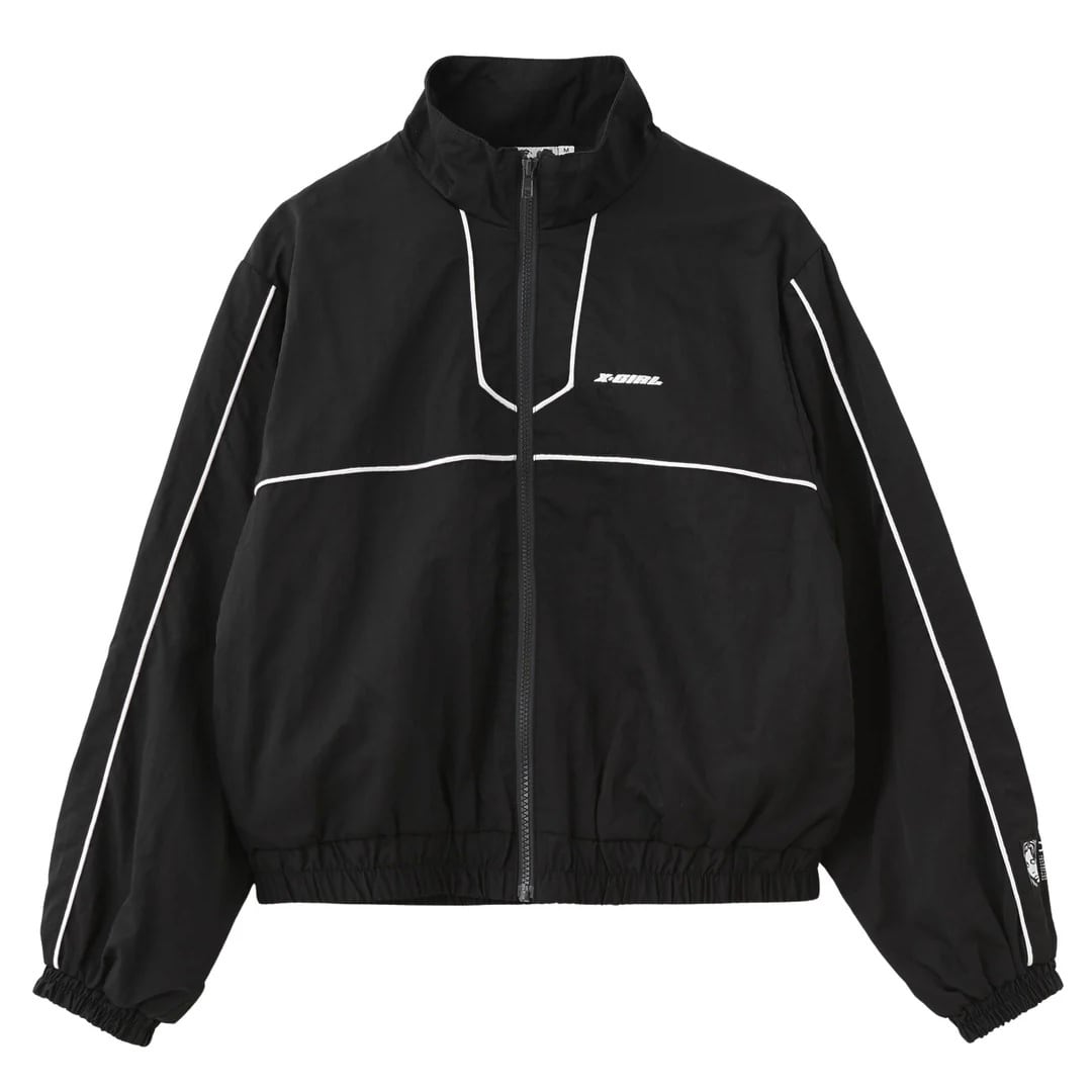 【x-girl】FACE LABEL TRACK JACKET【エックスガール】