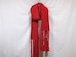 LENO” CHUNKY KNIT SCARF RED”