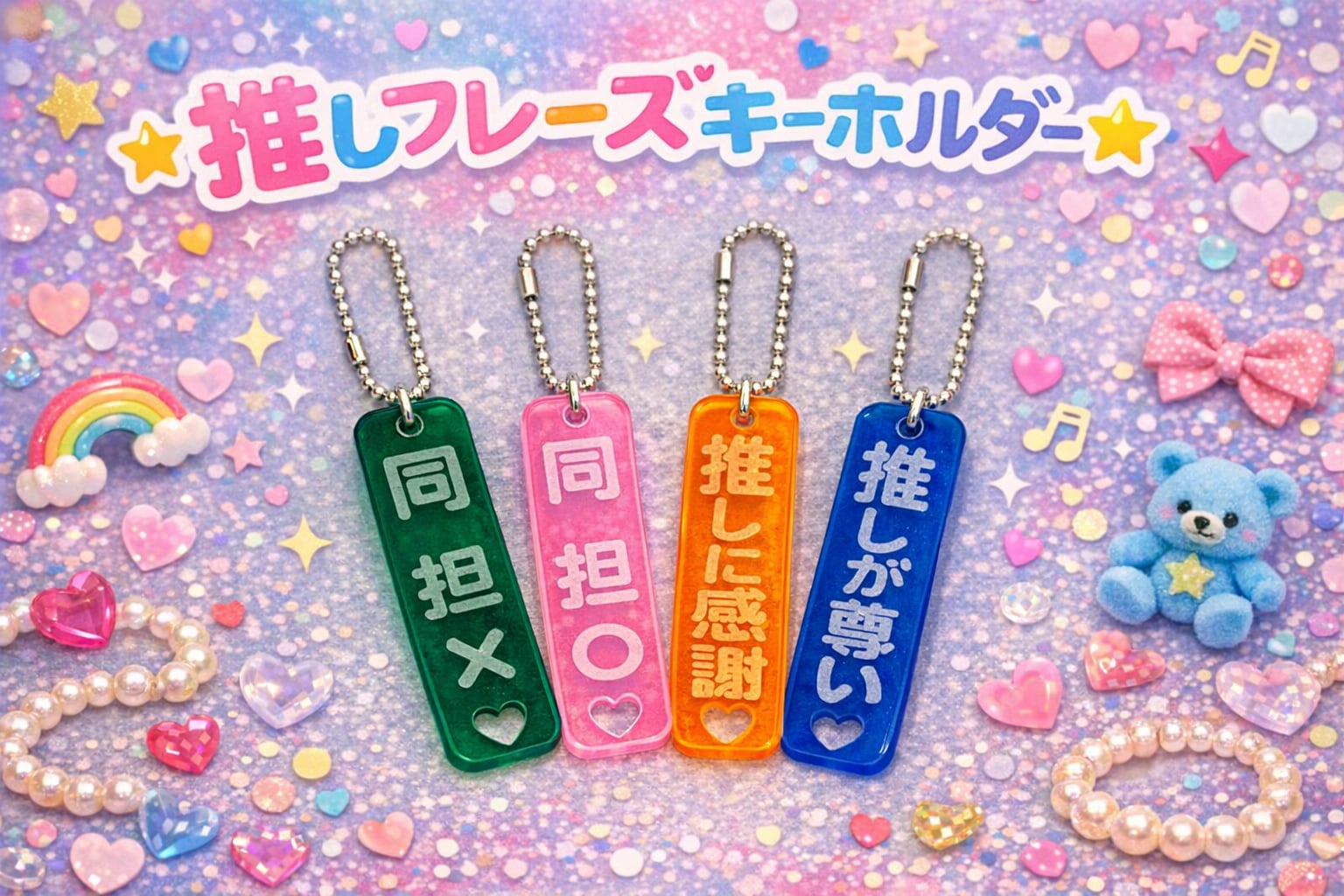 推しフレーズキーホルダー｜推し活 アクリルキーホルダー | 推し活コネクト