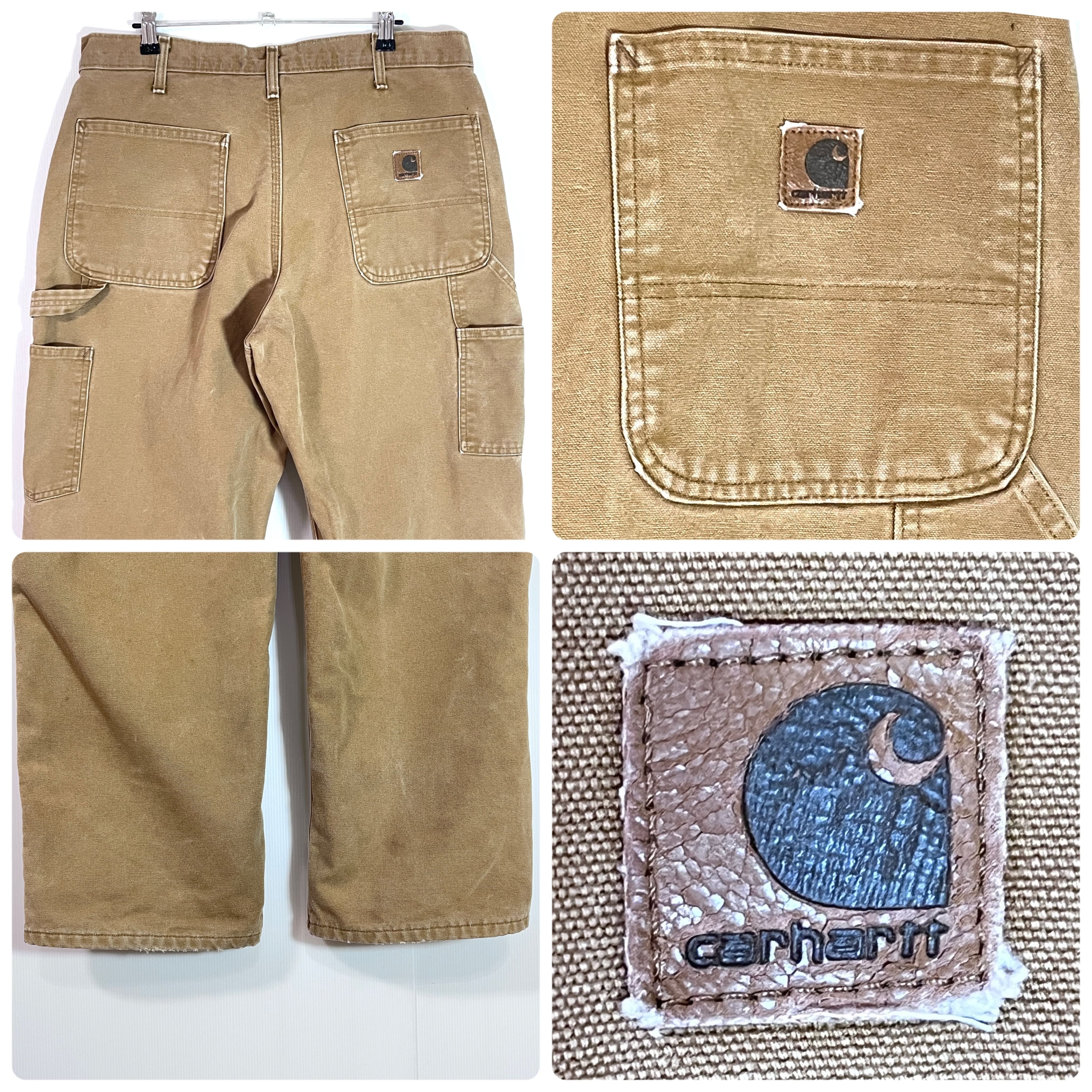 00s Carhartt カーハート W34L30 実寸W35L30.5 B111 BRN ブラウン 茶色