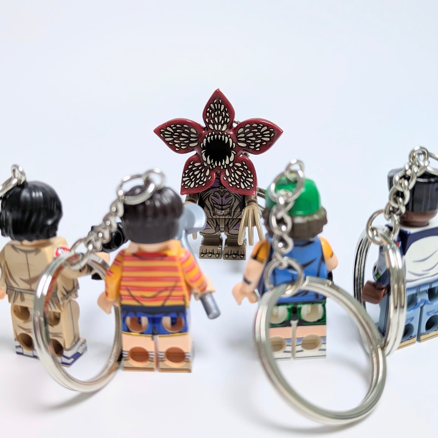 ★ブロックフィギュアキーホルダー★ 【 Stranger Things / ストレンジャーシングス 】デモゴルゴン 〚アメリカン雑貨 アメトイ〛