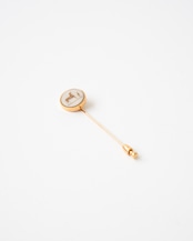 〈Hermès〉Corozo Pin Brooch 1990s