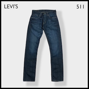 【LEVI'S】メキシコ製 511 スキニー ジーンズ デニム ジーパン スリム ストレート スキニー 細身 美脚 足長効果 ジッパーフライ ストレッチ W31 L32 リーバイス SKINNY US古着