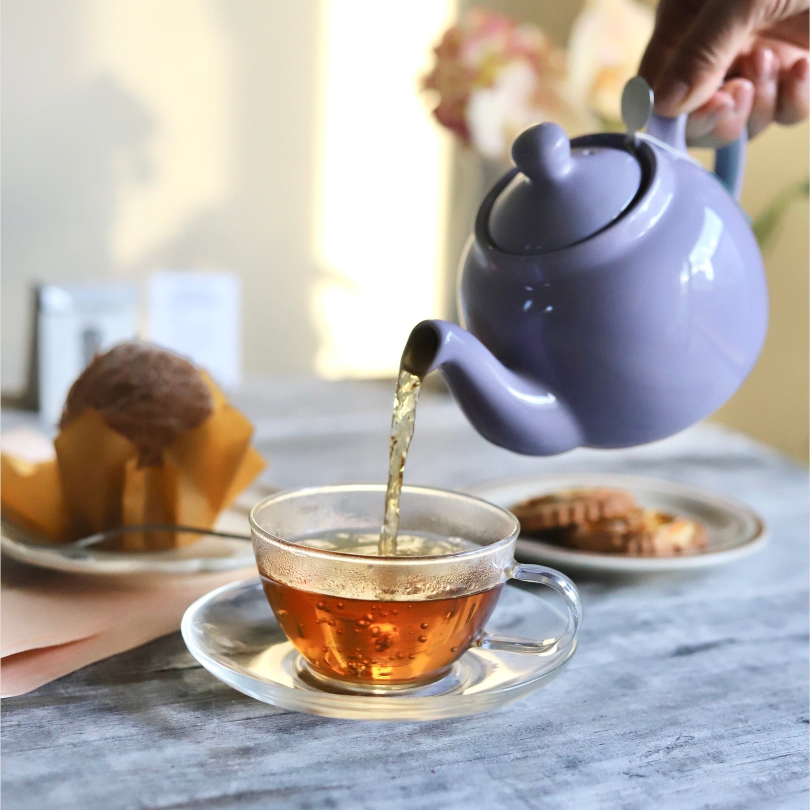 ティーポット 2カップ 600ml ラベンダー | London Pottery ロンドン