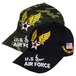 米軍グッズ 帽子 U.S AIR FORCE キャップ ブラック 迷彩 全2種 「燦吉 さんきち SANKICHI」
