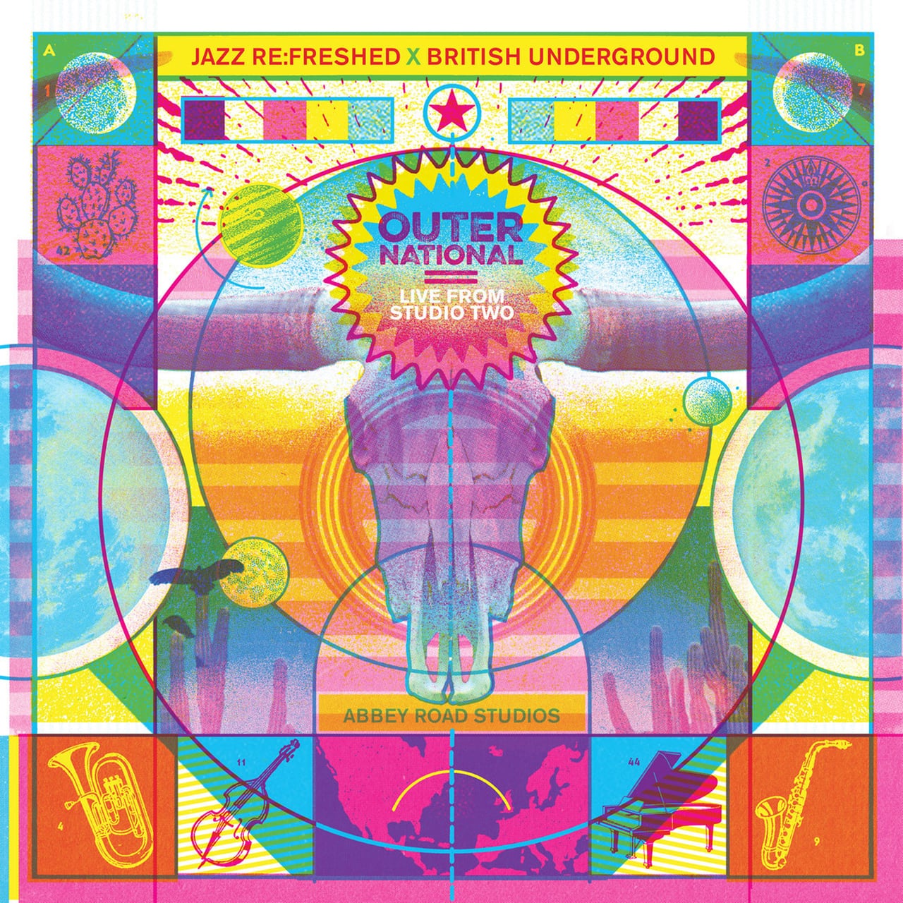 〈残り1点〉【LP】V.A. - Outernational "Live From Studio Two"
