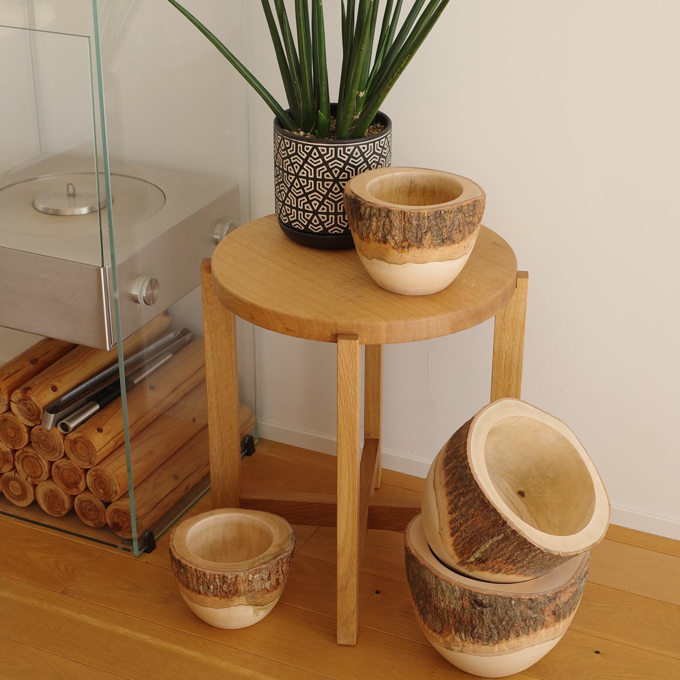 中国 名人 彫刻 朱泥 梅漢詩 ④朱泥白泥被蘭鉢 花